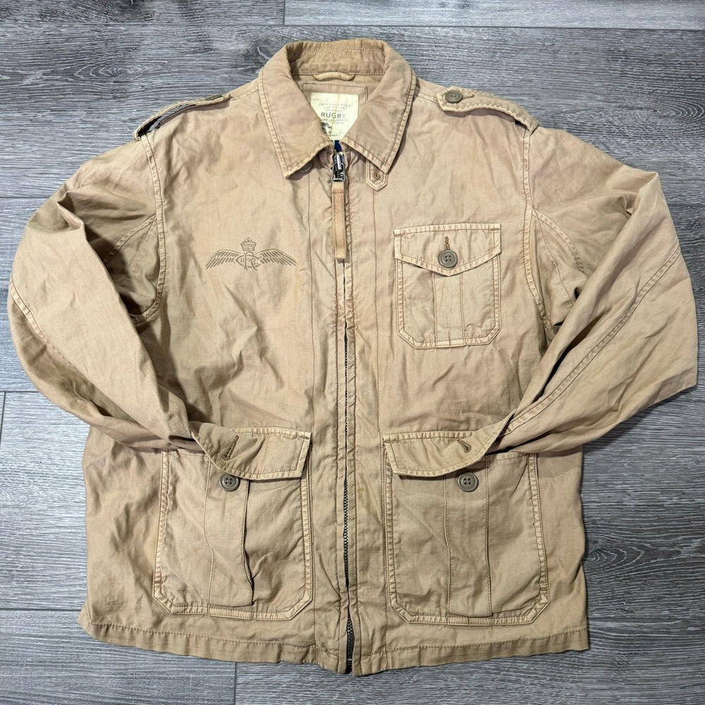 Medium Jacket Rugby by Ralph Lauren Beige